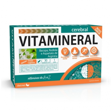 Vitamineral Cerebral 30 ampolas